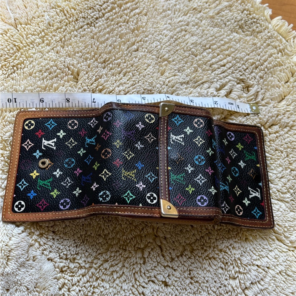 Louis Vuitton Black Multicolor Monogram Wallet - Picture 10 of 10